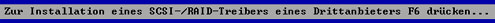 Die entsprechende Option w�hrend des Setups